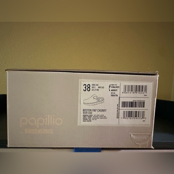 Papillio by Birkenstock Boston PAP Chunky Warm Sand Mules - Picture 4 of 10